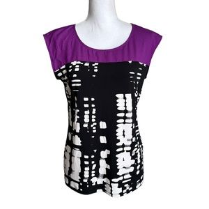 Calvin Klein Multicolored Sleeveless Top Size Medium